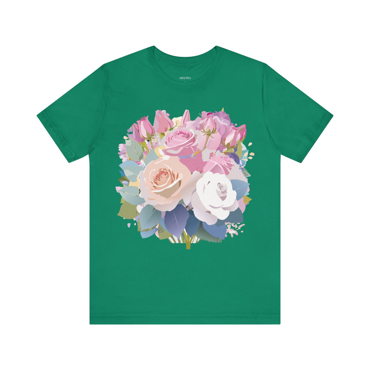 Floral Graphic Tee Shirt - Bella+Canvas Unisex 100 Cotton 11