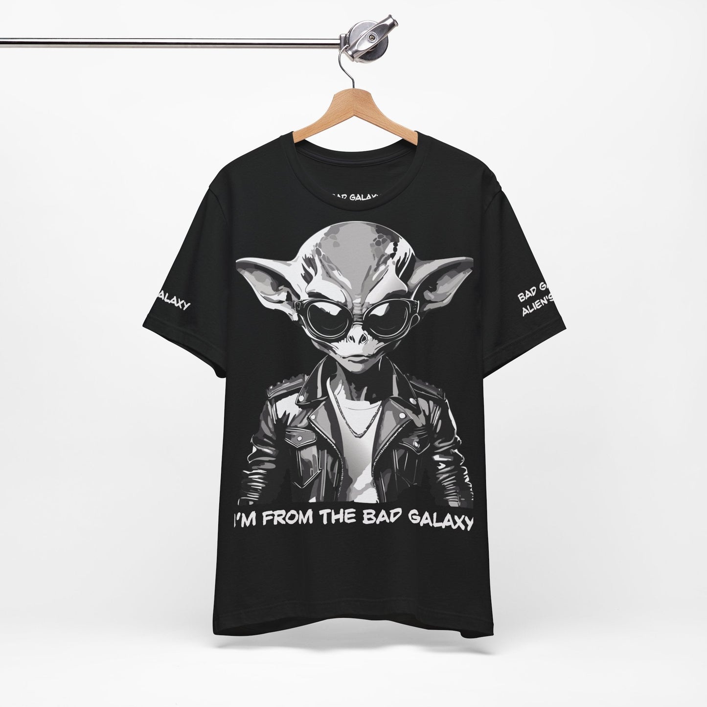 Tee Shirt With Alien From Bad Galaxy 100 Percent Cotton Made In USA Free Shipping