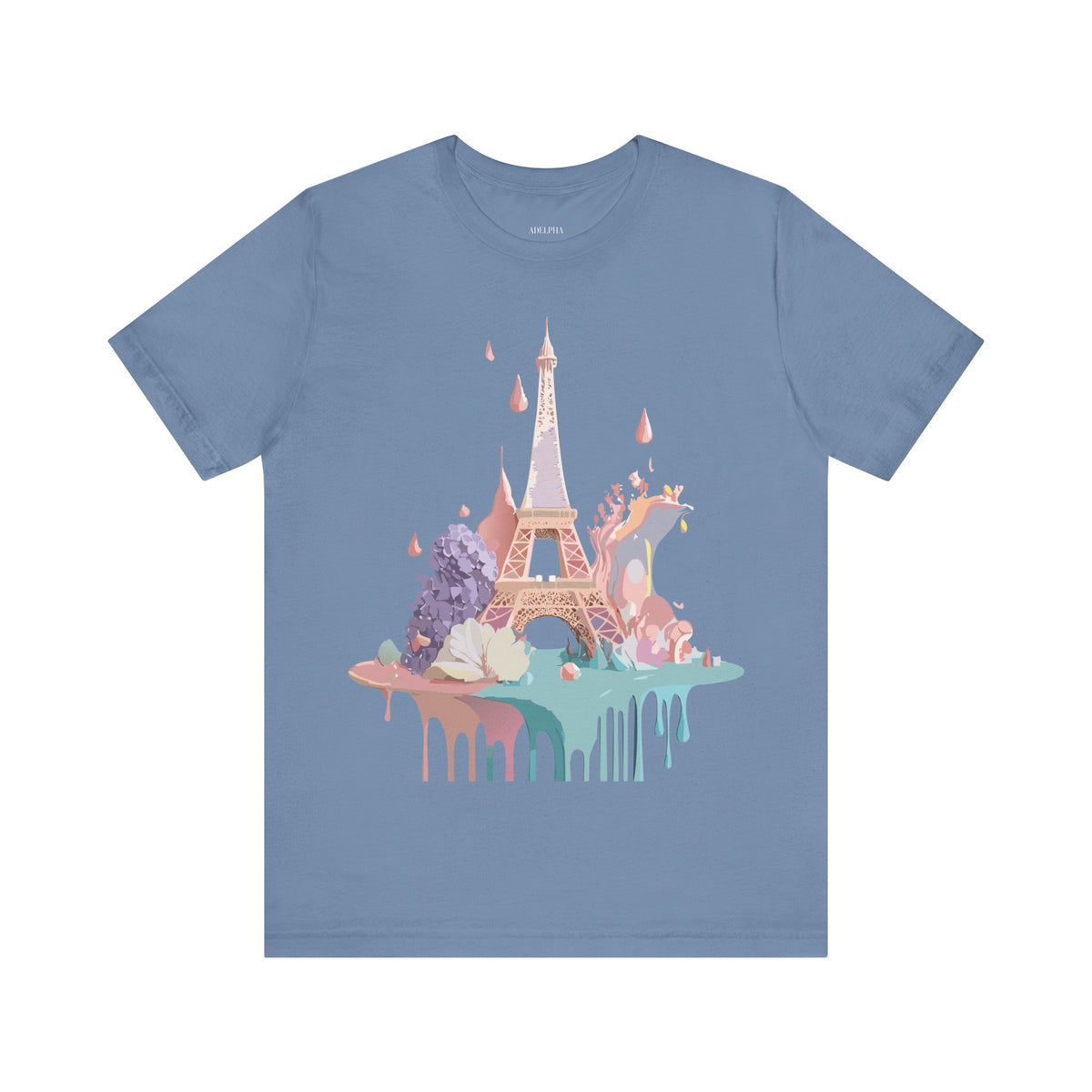 Unisex Cotton Bella+Canvas Tee with Paris