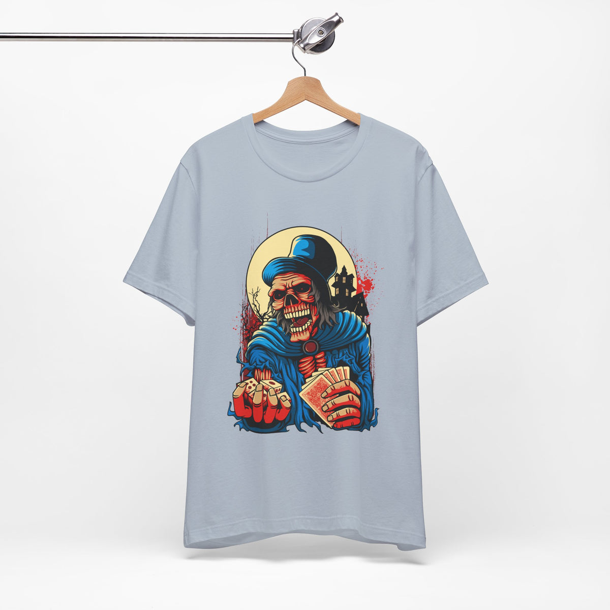 Skull Graphic Design Tee, Skull Shirt, Vintage Tees, Art Design T-Shirt, Graphic Tee, Art Shirts - 1