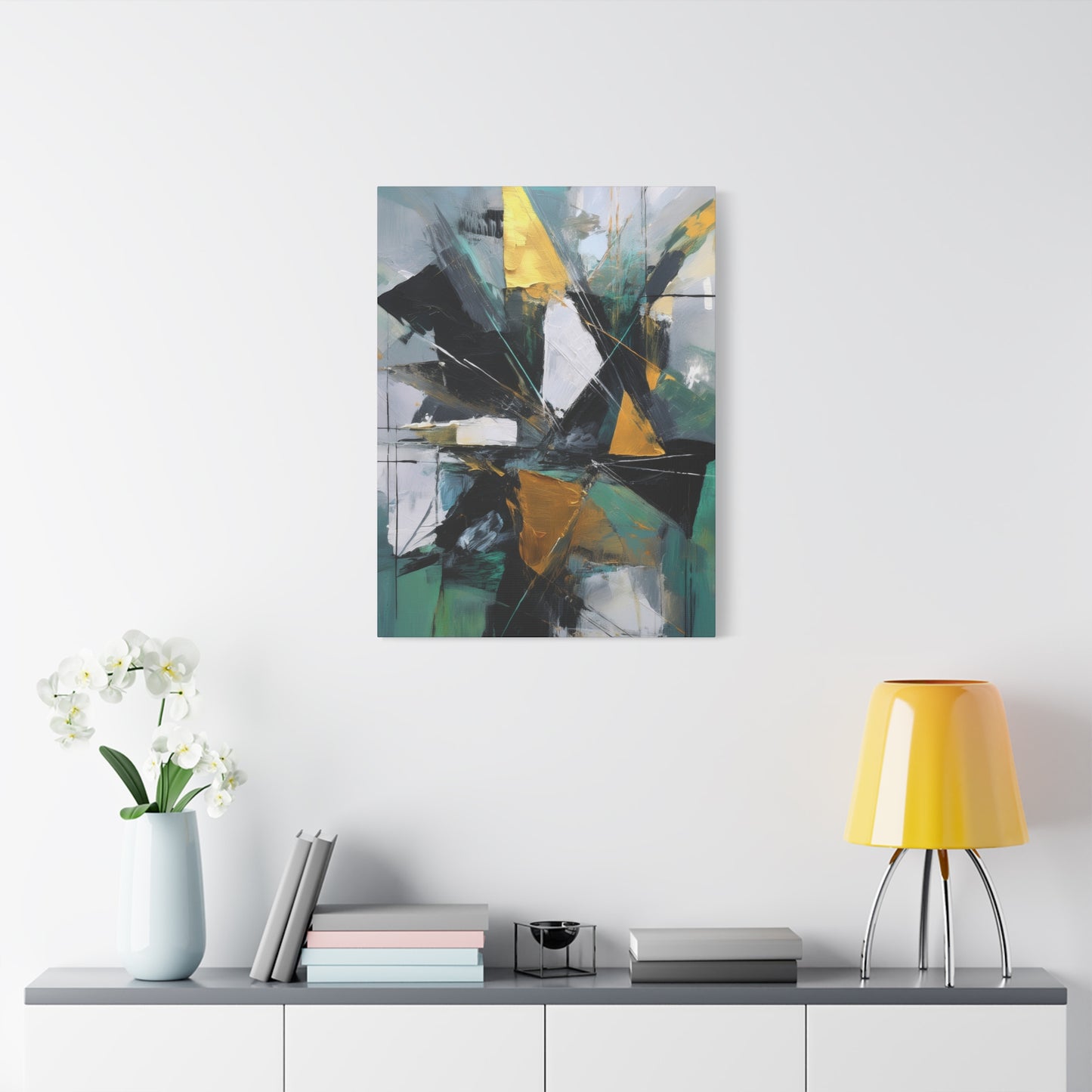 Abstract Oil Painting Print Canvas 20x24,20x30,24x30 24x32,24x36,30x40 32x48,36x48,40x60 Pine-Wood Inner Frame ABS-208