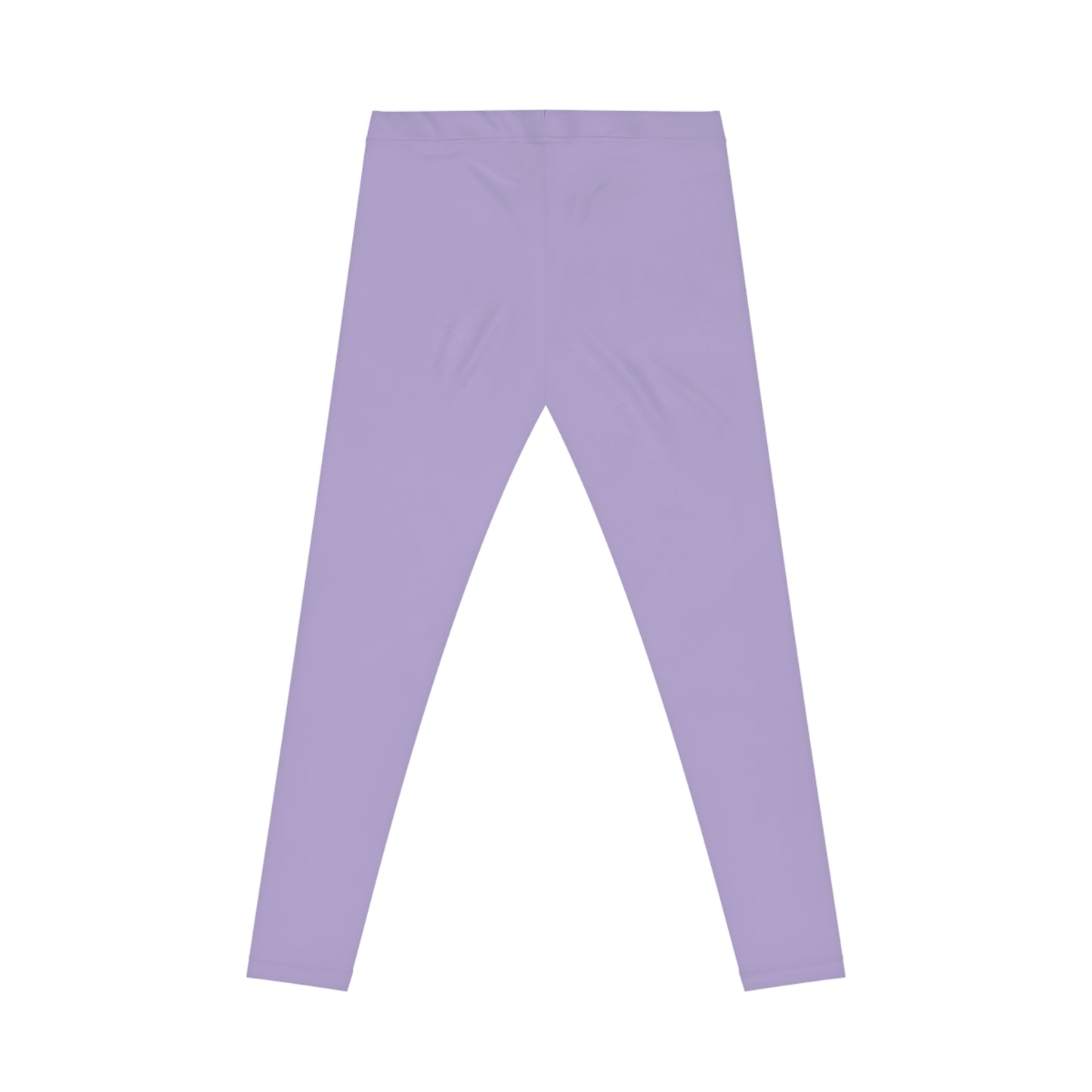 Lilac Mist Color Women's Poly-Span Casual Leggings XS-2XL