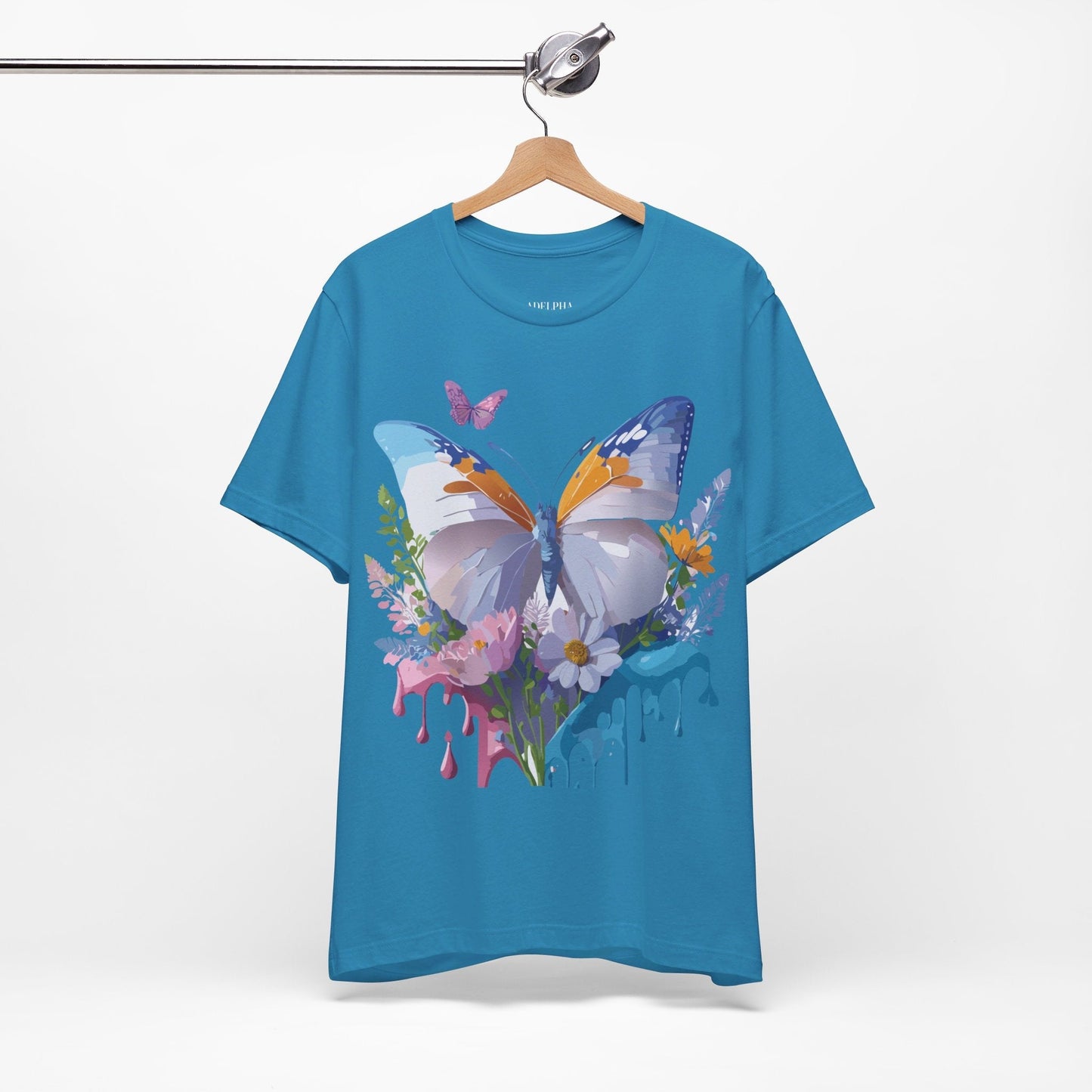 Adelpha Butterfly Graphic Tee Vintage Inspired Unisex Short Sleeve Shirt