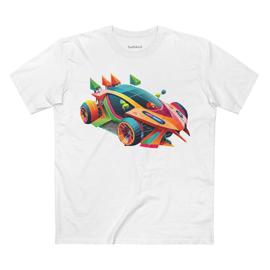 Car Graphic Unisex 100 Cotton Staple Tee 25