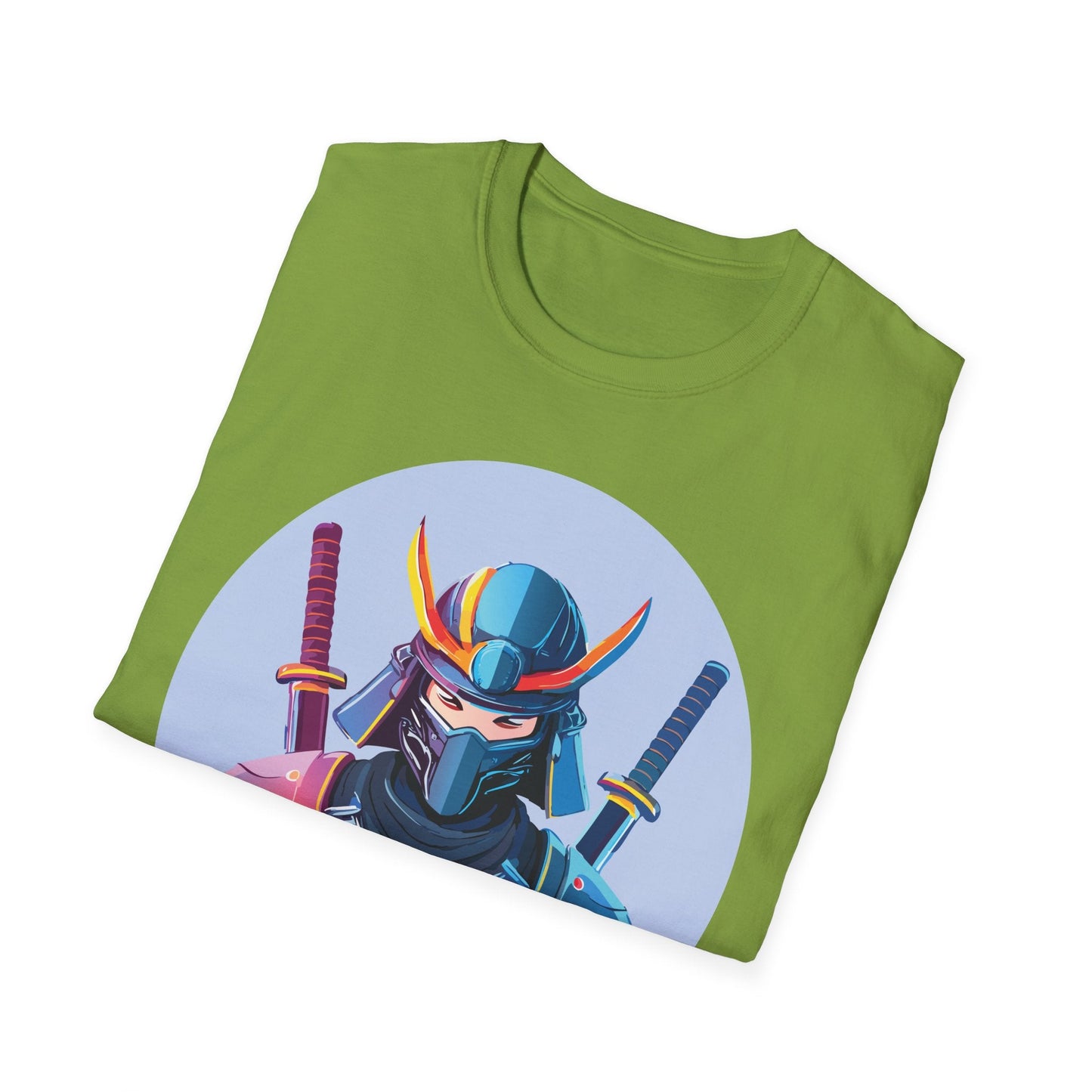 Samurai T Shirt Unisex Softstyle Gildan 64000 Breathable Cotton Tee For Everyday Wear
