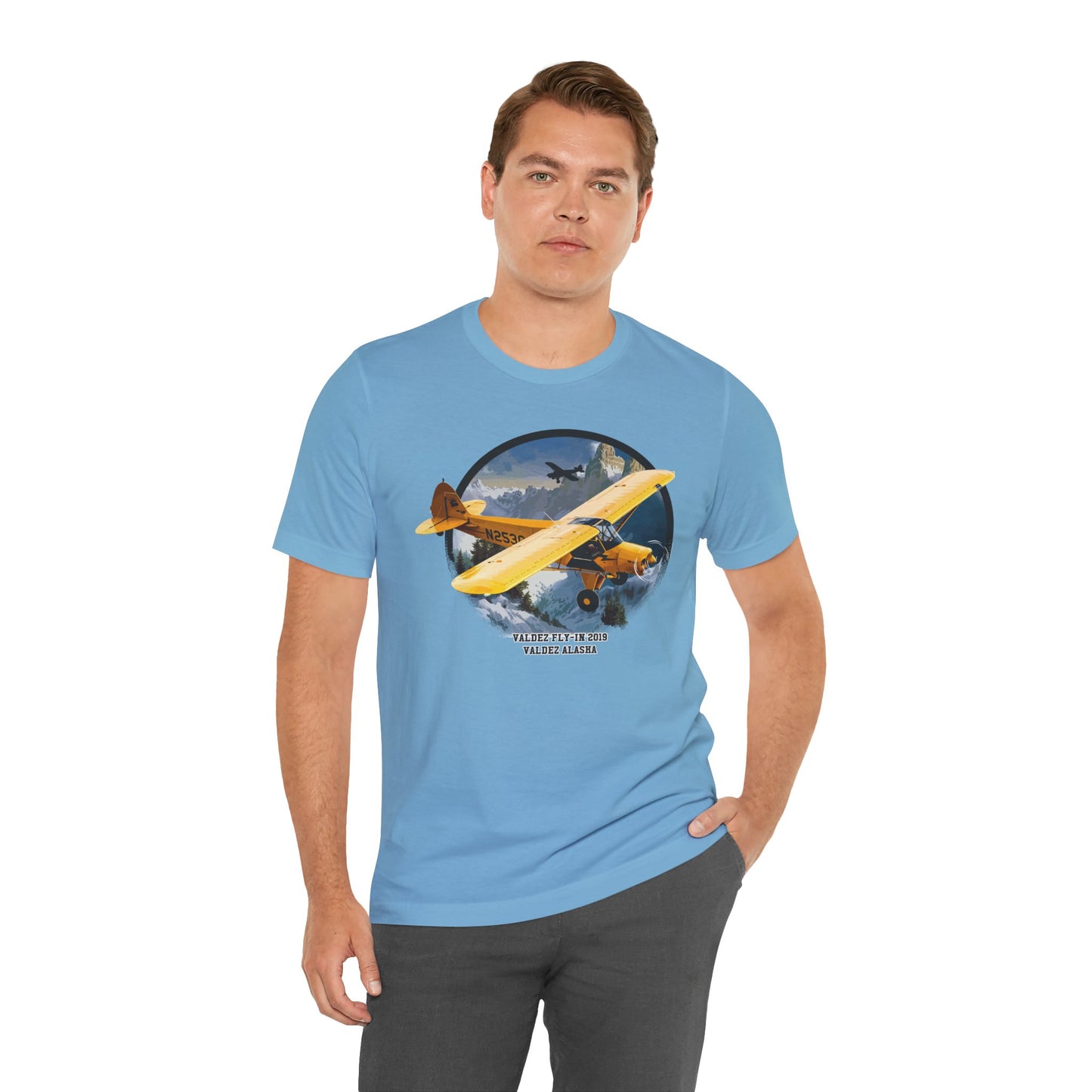 Retro Plane Graphic Design Tee, Plane Shirt, Vintage Tees, Art Design T-Shirt, Graphic Tee, Retro Art Shirts