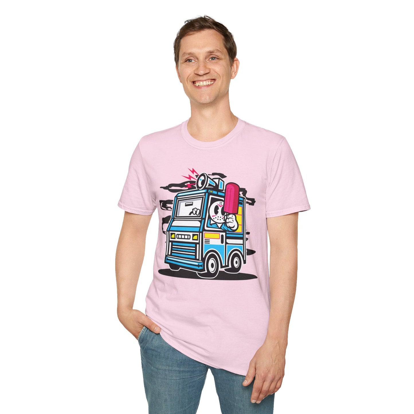 Cartoon T Shirt Animation Tee Funny Unisex Softstyle Gildan 64000 100 Percent Ring Spun Cotton
