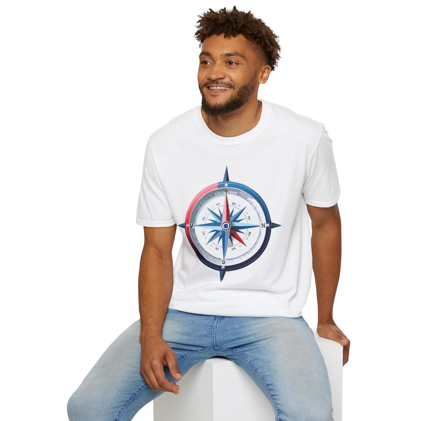 Compass Navigator Graphic Tee Unisex 100 Cotton 5