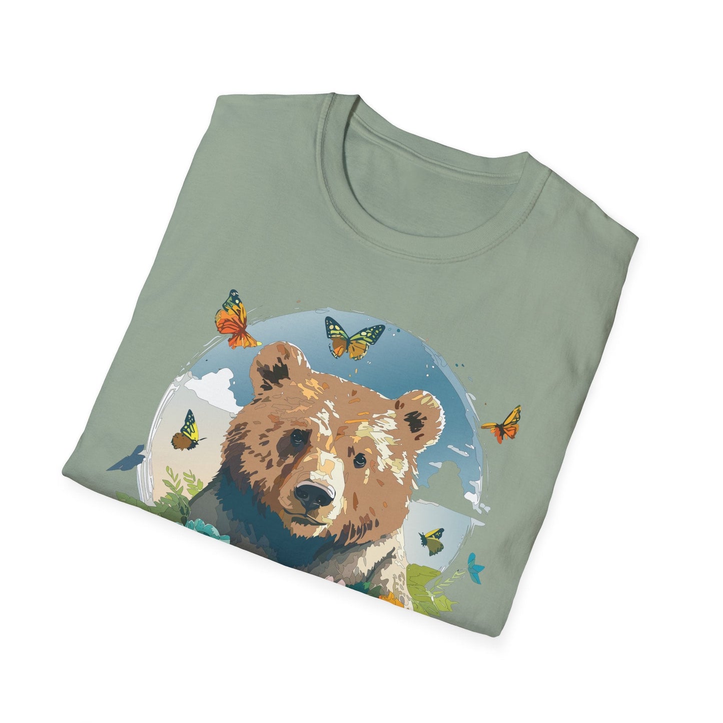 Bear T Shirt Unisex Teddy Bear Tee Softstyle 64000 Ring Spun Cotton Tee Lightweight Breathable