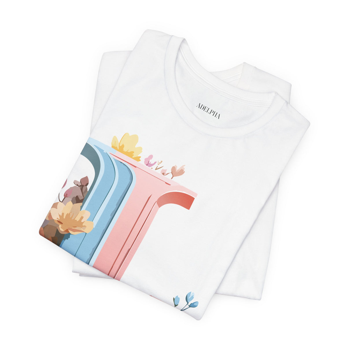 Letter L Graphic Unisex Cotton Bella+Canvas Tee with Art Letter Design