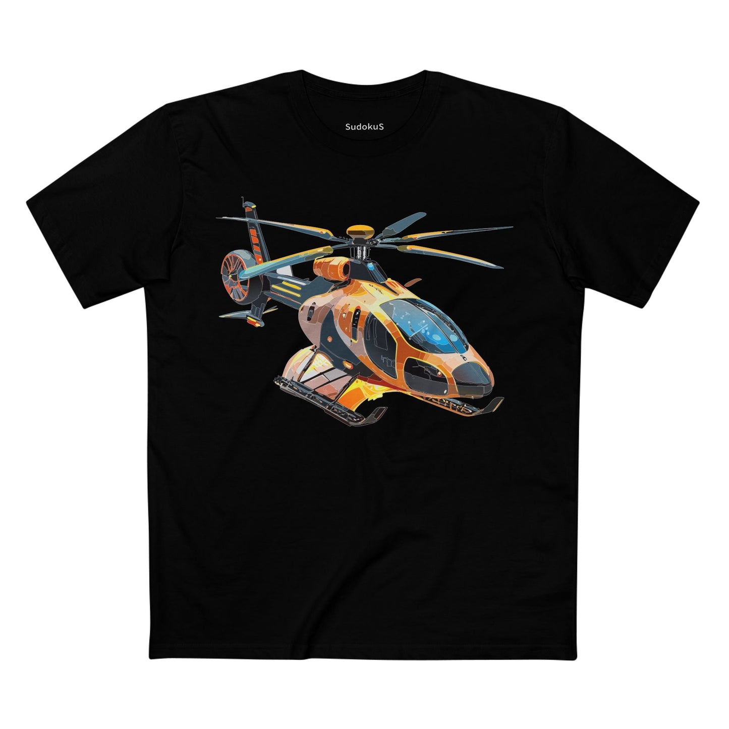 Chopper Graphic Unisex 100 Cotton Staple Tee 6