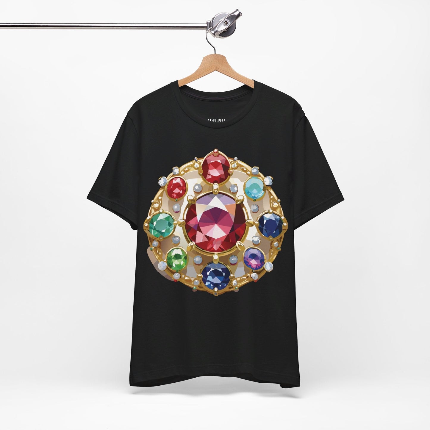 Adelpha Graphic T Shirt Unisex Vintage Artwork Tee Jewelry Design Short Sleeve Art Print
