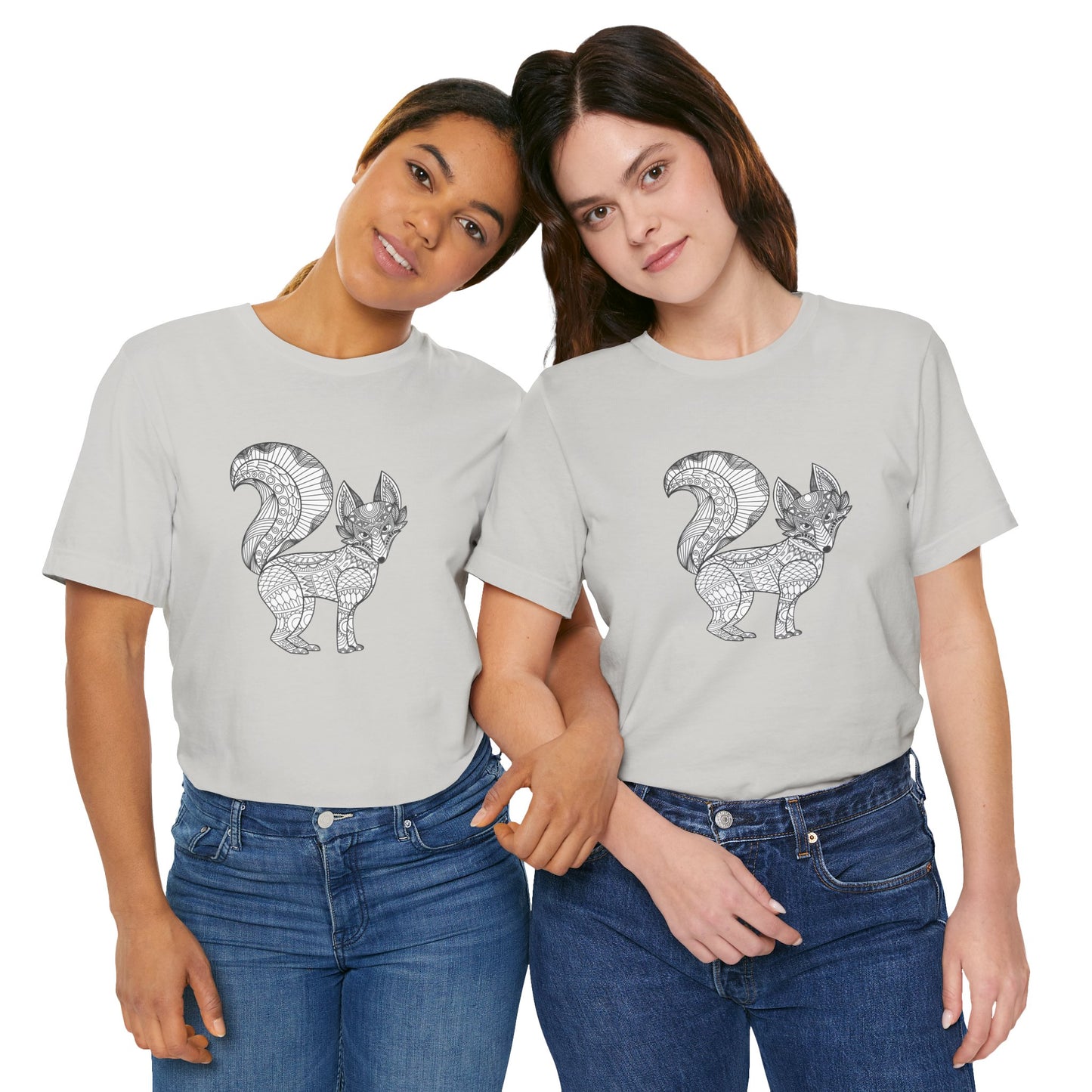 Camiseta unisex con estampado de animales 