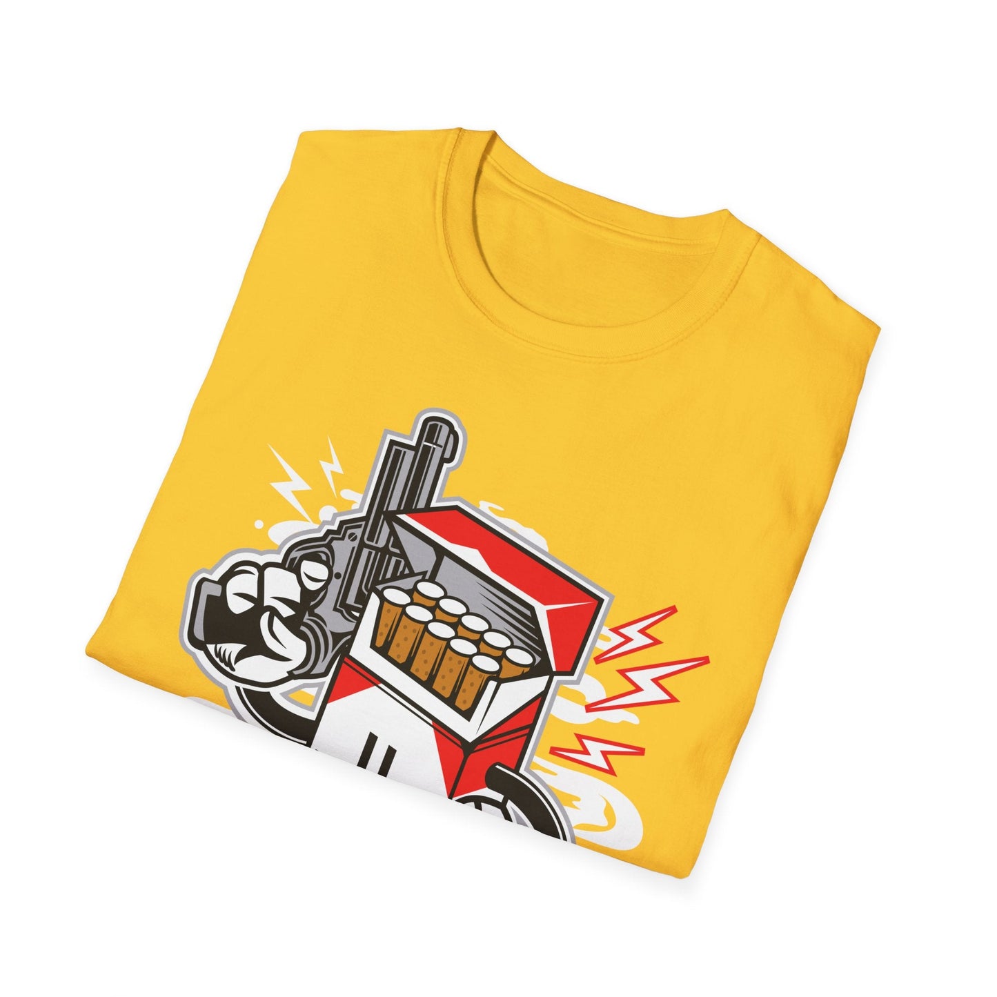 Cartoon T Shirt Animation Tee Funny Unisex Gildan Softstyle 64000 100 Percent Ring Spun Cotton