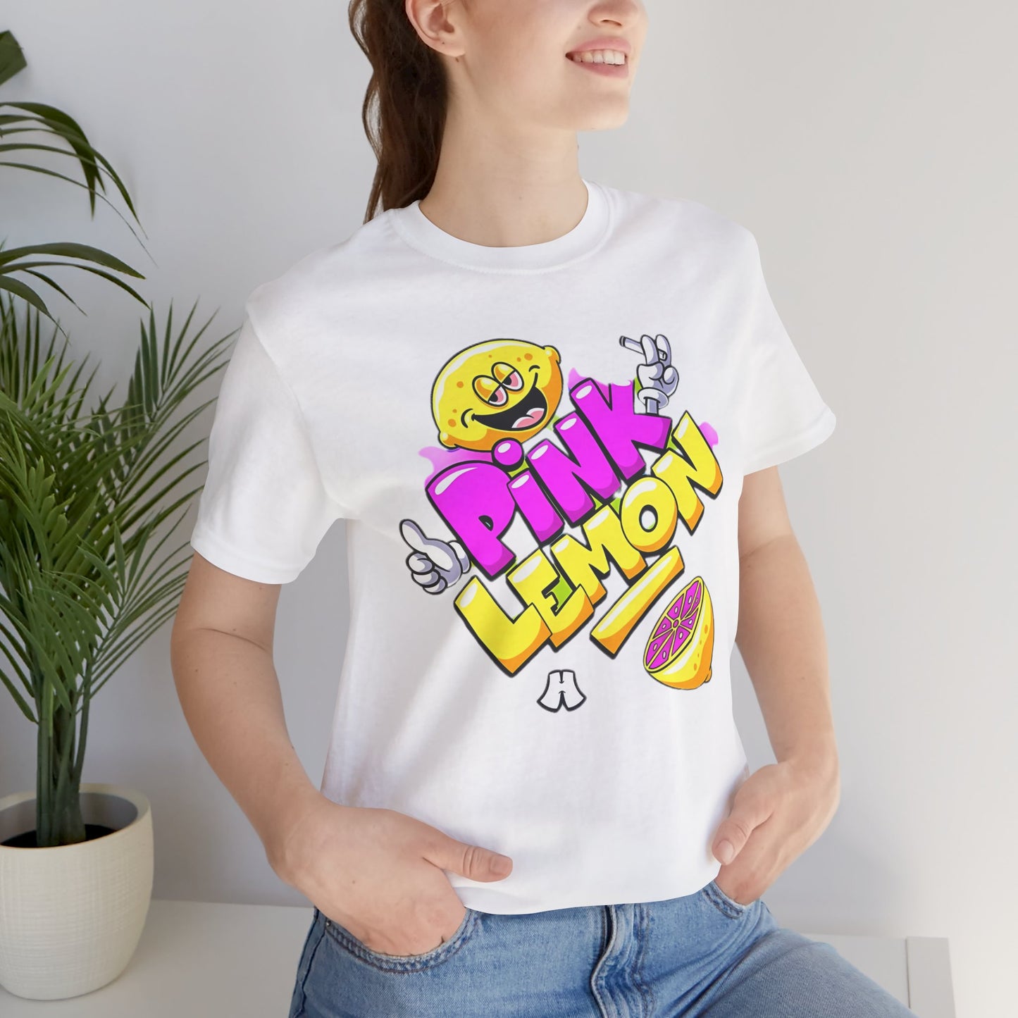 Lemon Graphic Tee, Graphic T-Shirt, Funny Lemon Shirt, Cute Cartoon Tees, Art T-Shirt, Art Design Tees