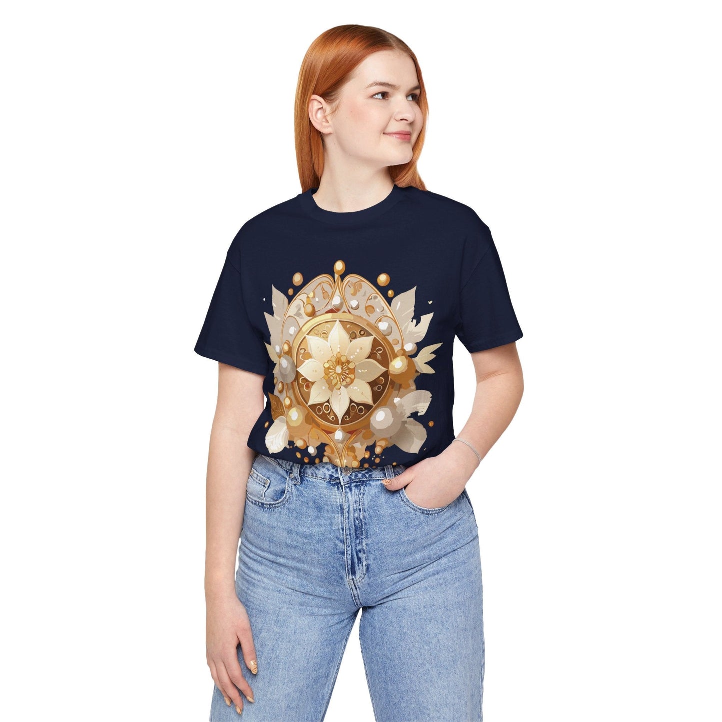 Jewelry Graphic Unisex 100 Cotton Vintage Treasure Art T-Shirt 47