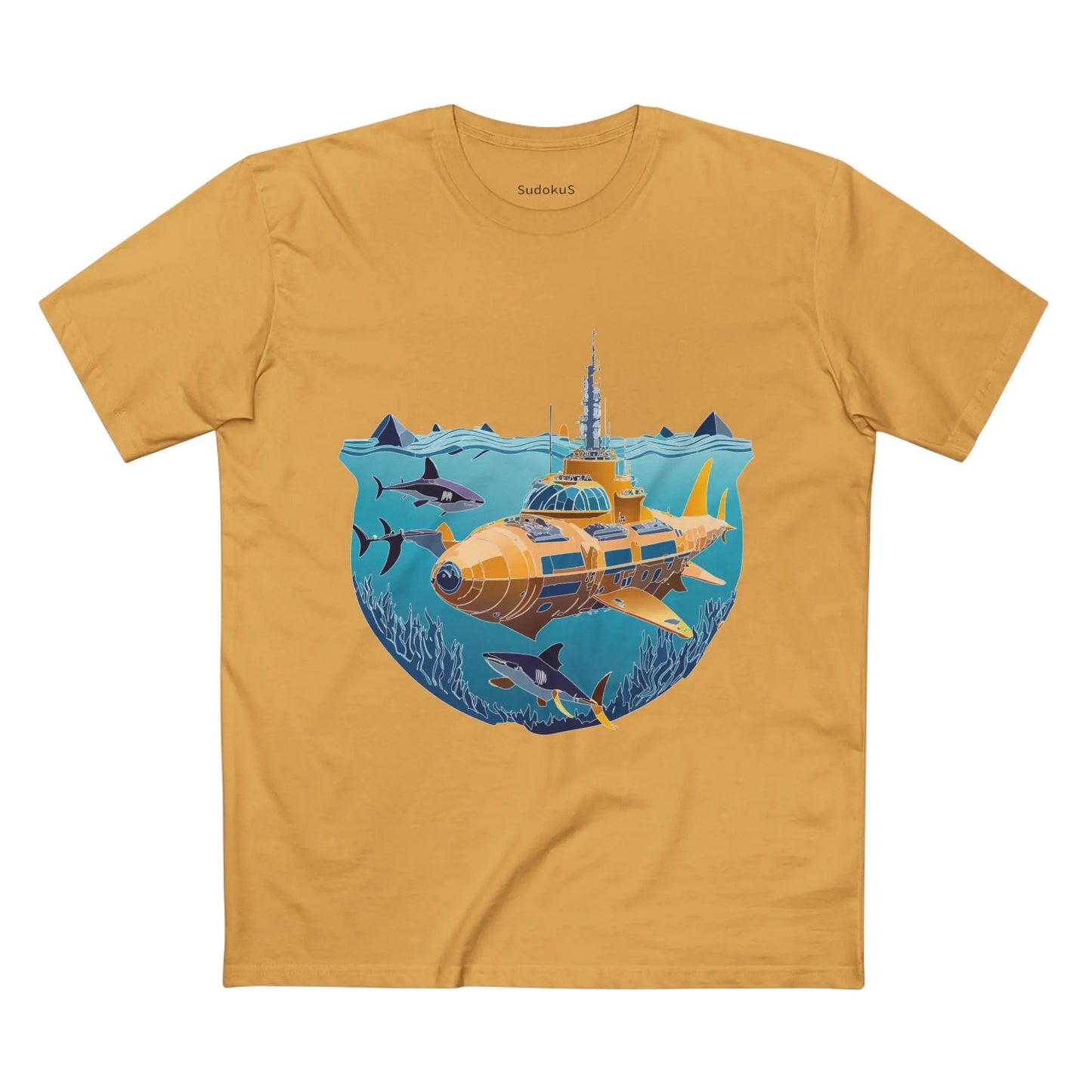 Ocean Coast Graphic Unisex 100 Cotton Staple Tee 16