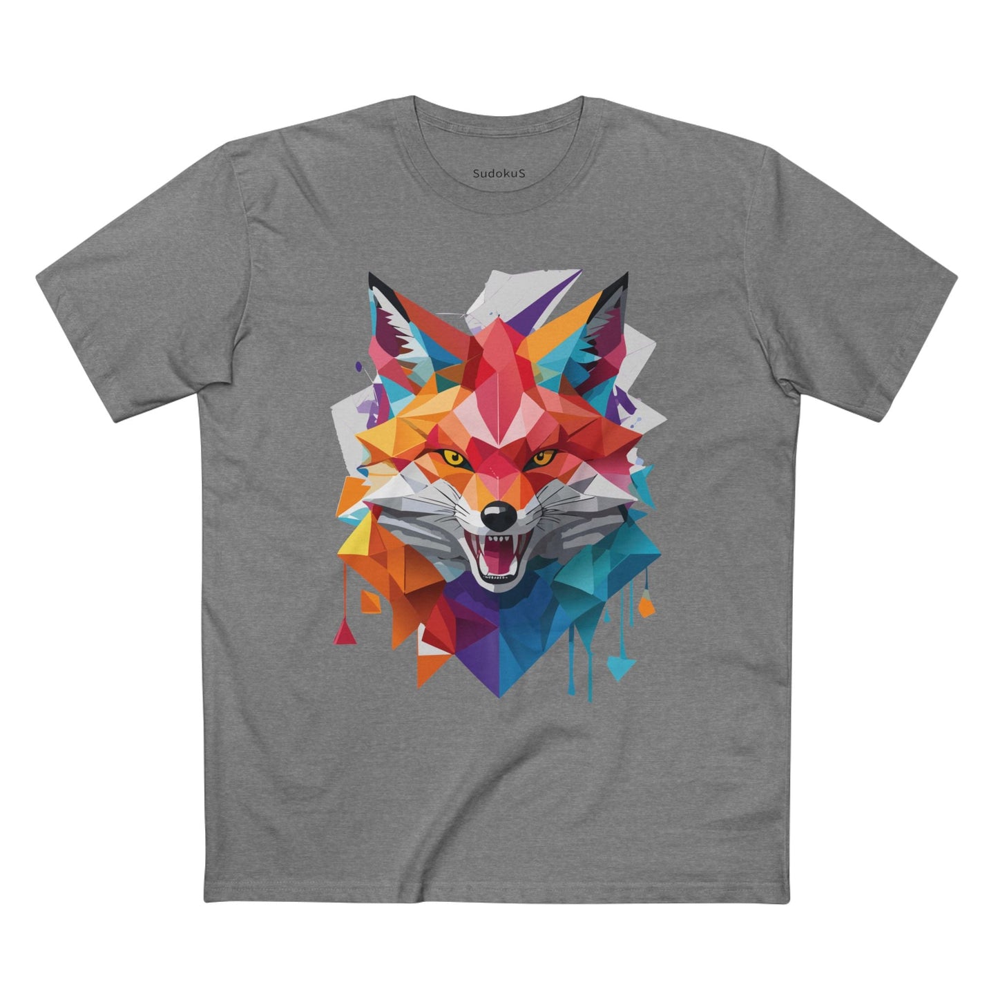 Fox Graphic Unisex 100 Cotton Staple Tee with Animal Design Artwork 21