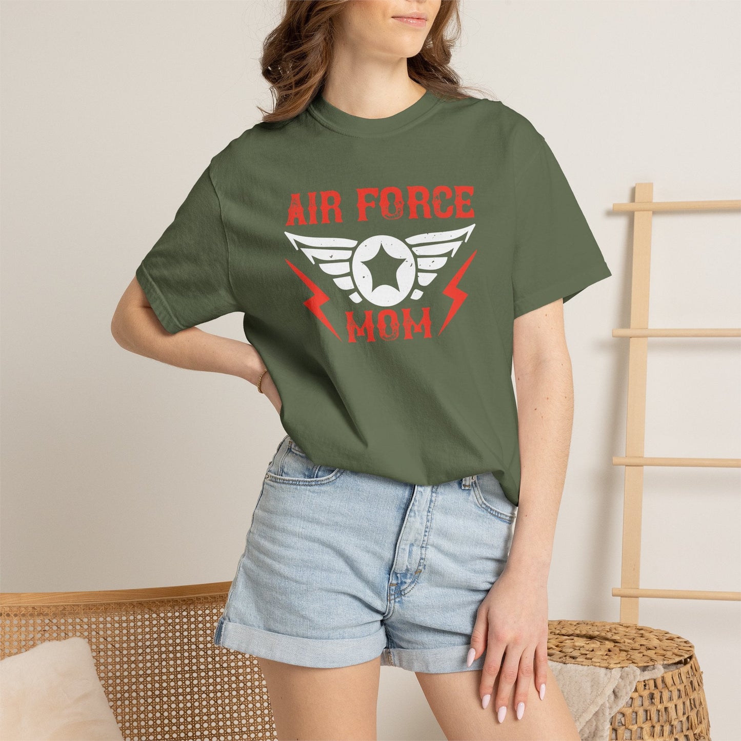 Mom T-shirt Mother Day Mama Tee Unisex Comfort Colors Garment-Dyed Cotton h60