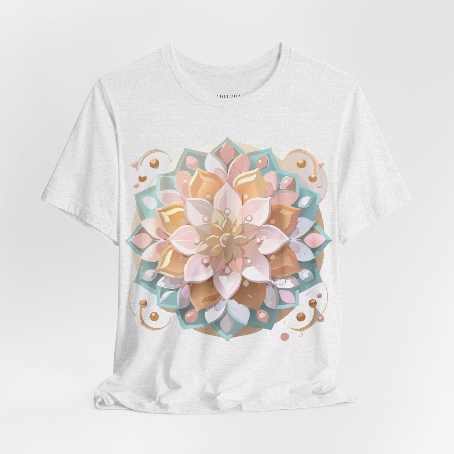 Mandala Shirt Graphic Tee Unisex Adelpha Vintage Inspired Art Design Premium Apparel