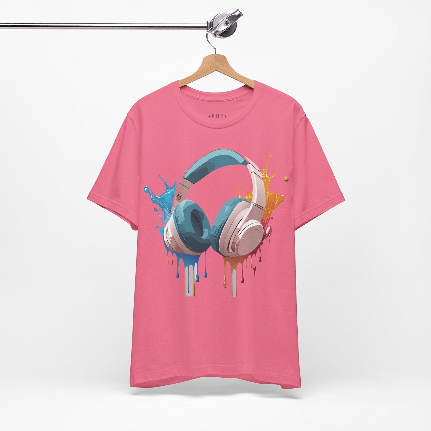 Music Graphic T Shirt Unisex Jersey Short Sleeve With Vintage Inspired Artwork Adelpha