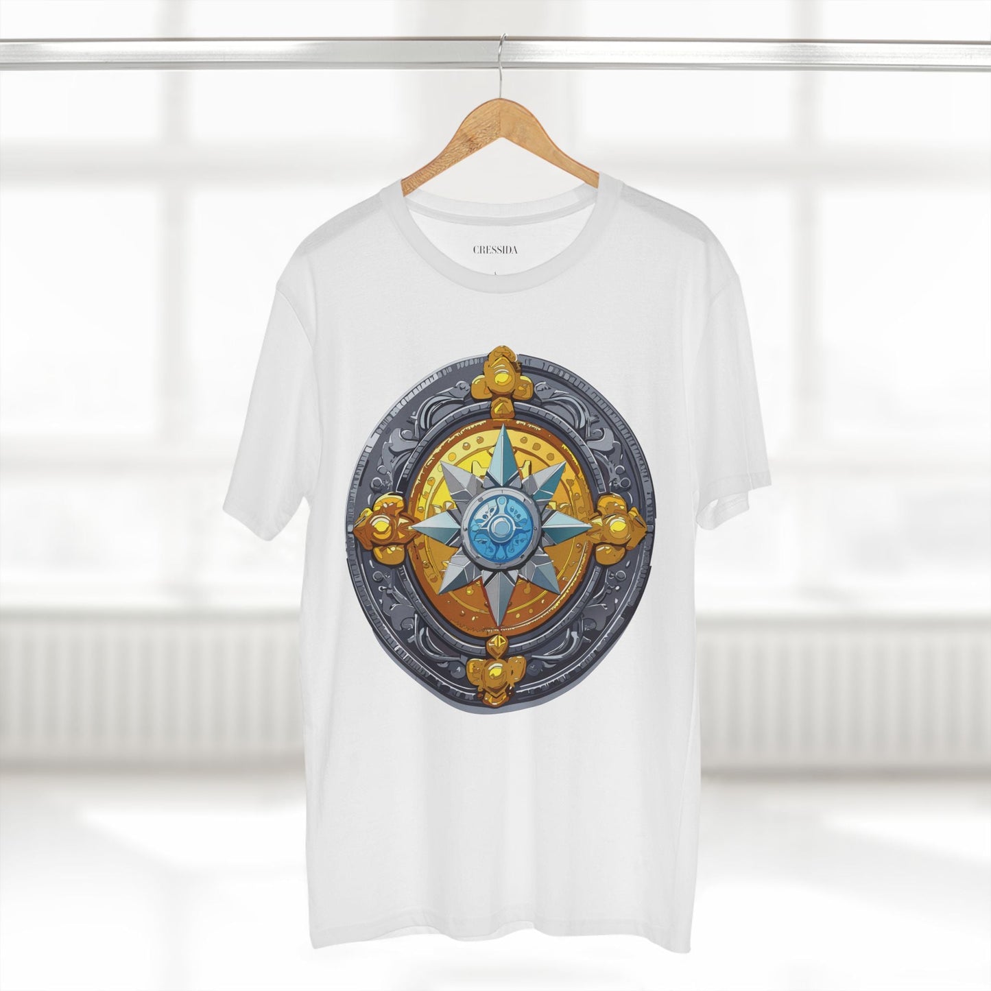 Antique Gold Coin Graphic Design T-Shirt Unisex 100 Cotton With Golden Print Artwork Tee 1