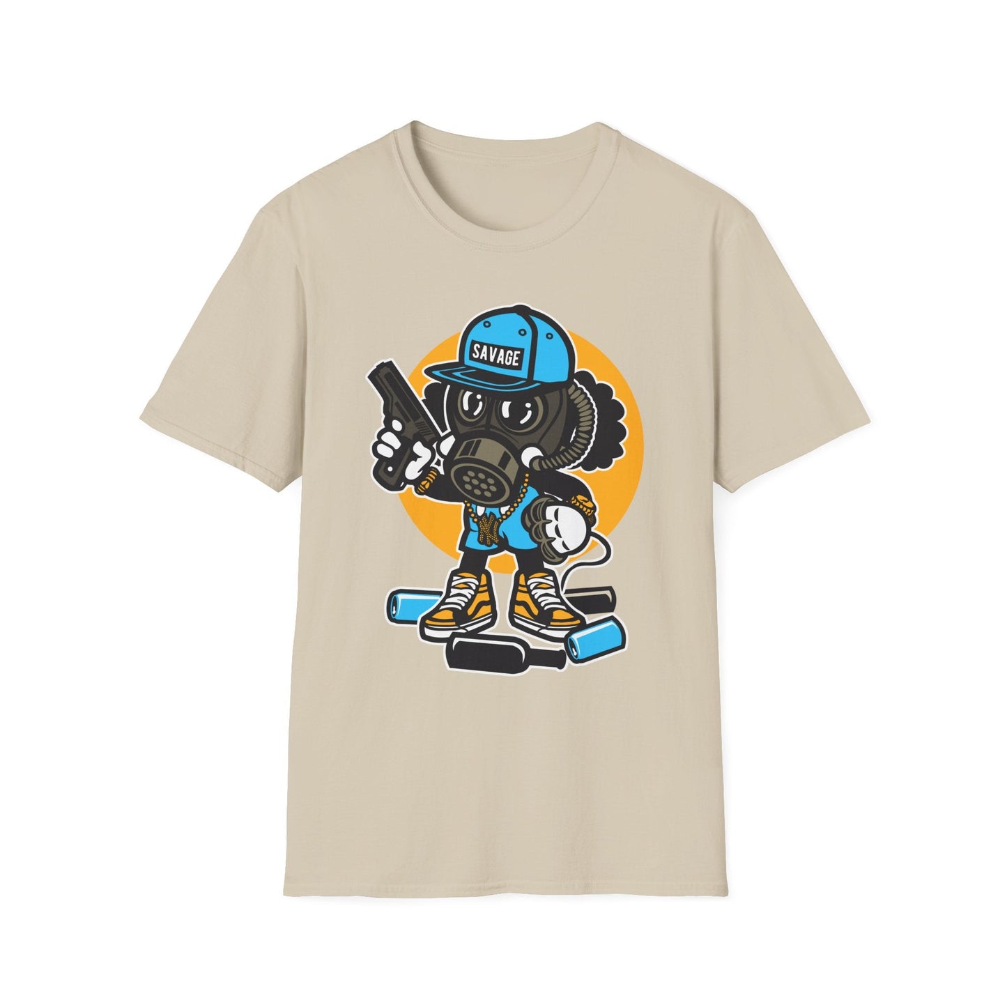 Cartoon T Shirt Animation T Shirt Funny Tee Shirt Unisex Gildan Softstyle Cotton Tee 64000