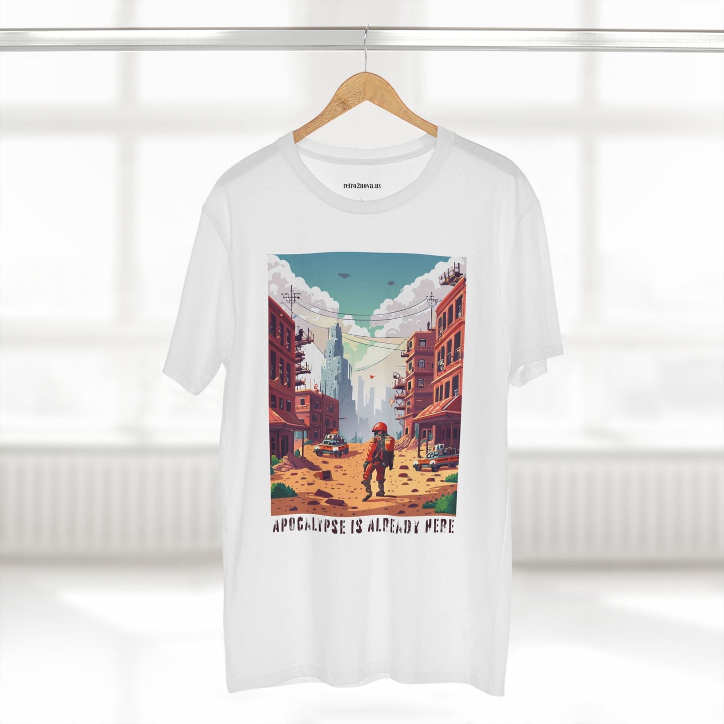 Cataclysm Doomsday Shirt Unisex Premium Cotton Tee With Original Art Design Retro2Nova