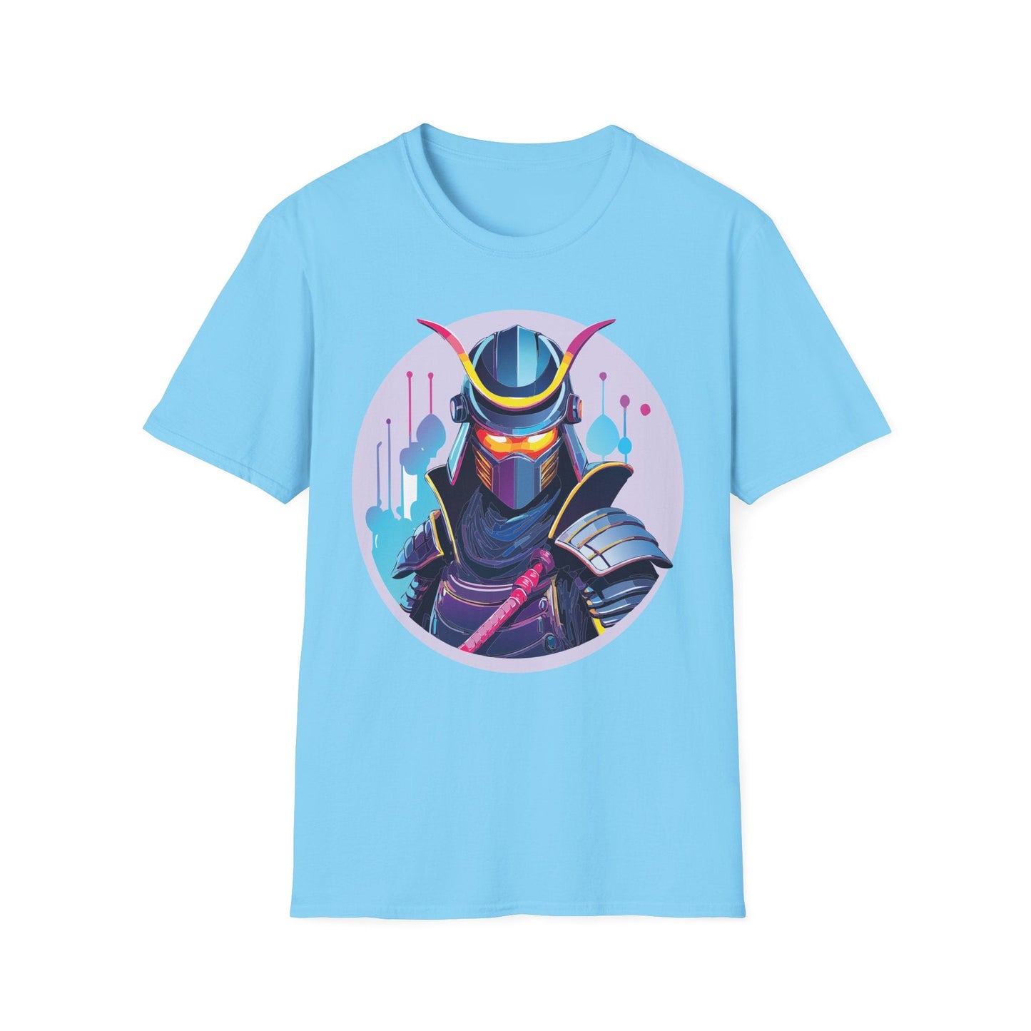 Unisex Samurai Shirt Gildan Softstyle Tee Hundred Percent Ring Spun Cotton Comfort