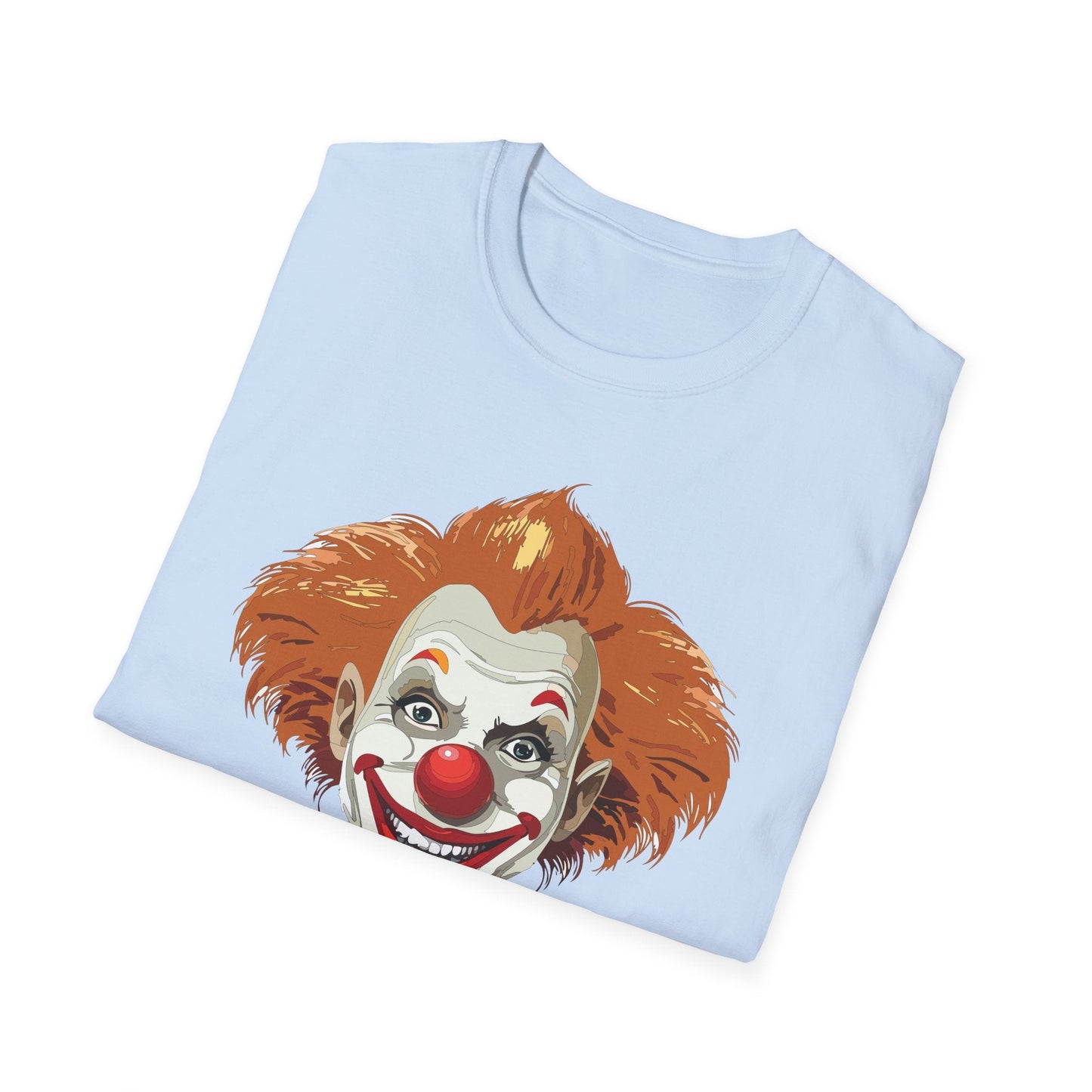 Clown Shirt Unisex Funny Man Circus Tee Softstyle Gildan 64000 Short Sleeve Shirt Premium