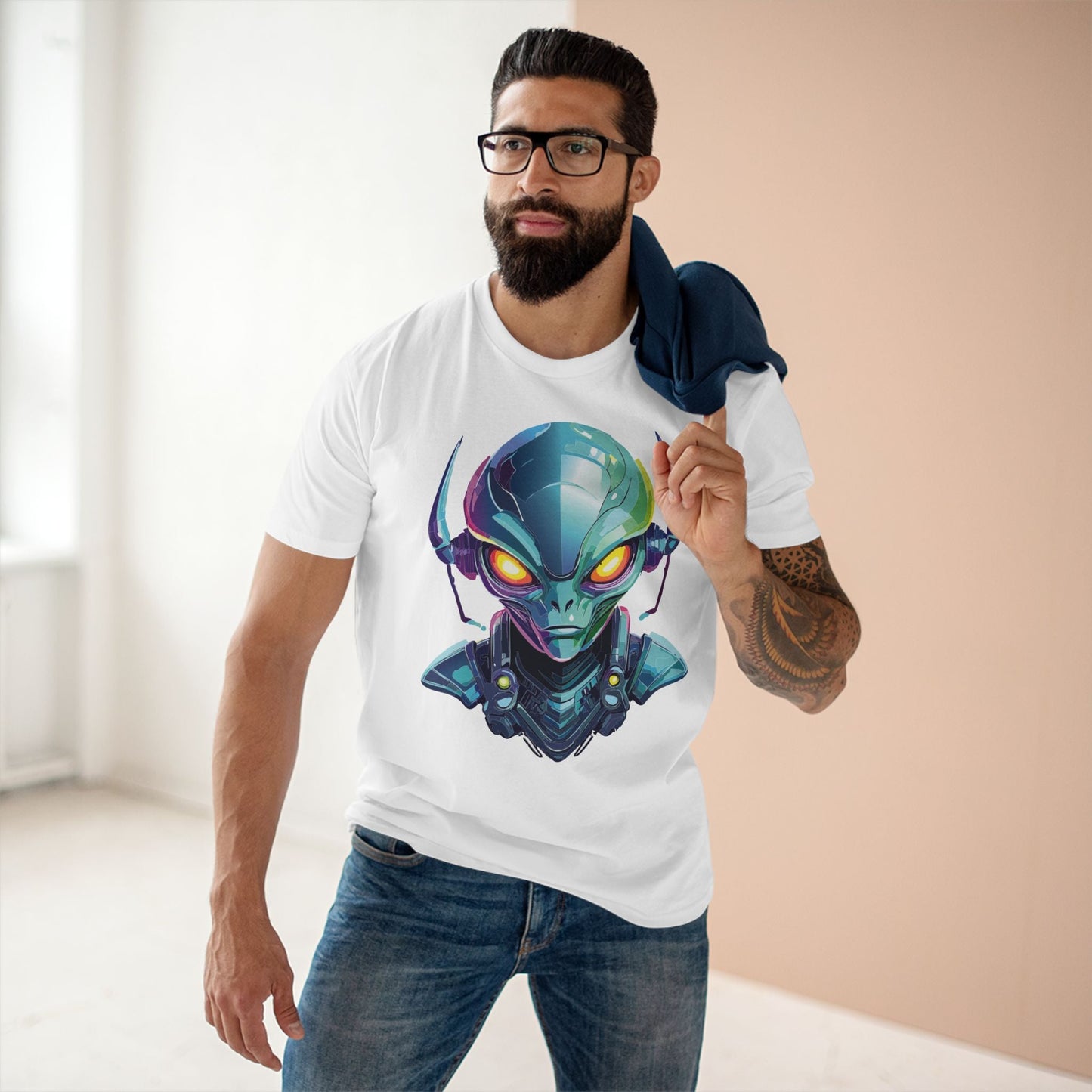 Aliens Graphic Unisex 100 Cotton Staple Tee 13