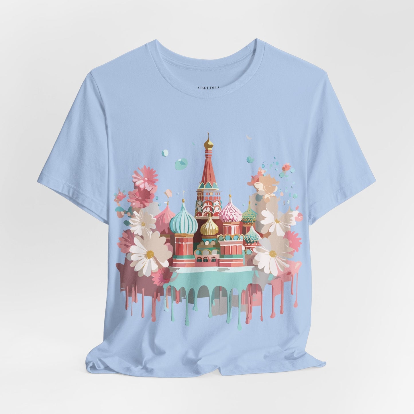 Unisex Graphic Tee With Vintage Moscow Artwork By Adelpha Premium Short Sleeve Shirt