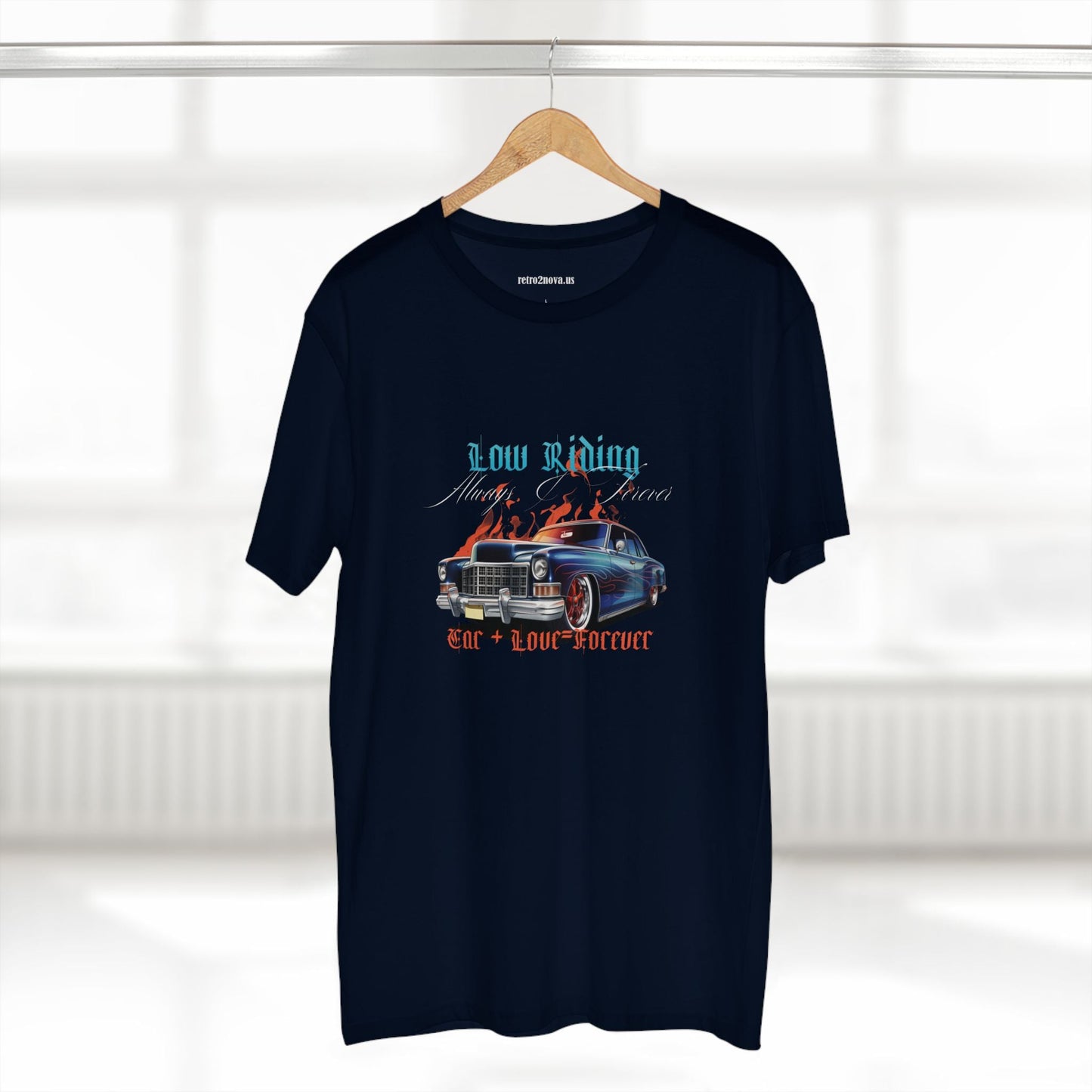 Retro Car Shirt RC28 Vintage Car Tee Unisex Premium Cotton With Original Art Design