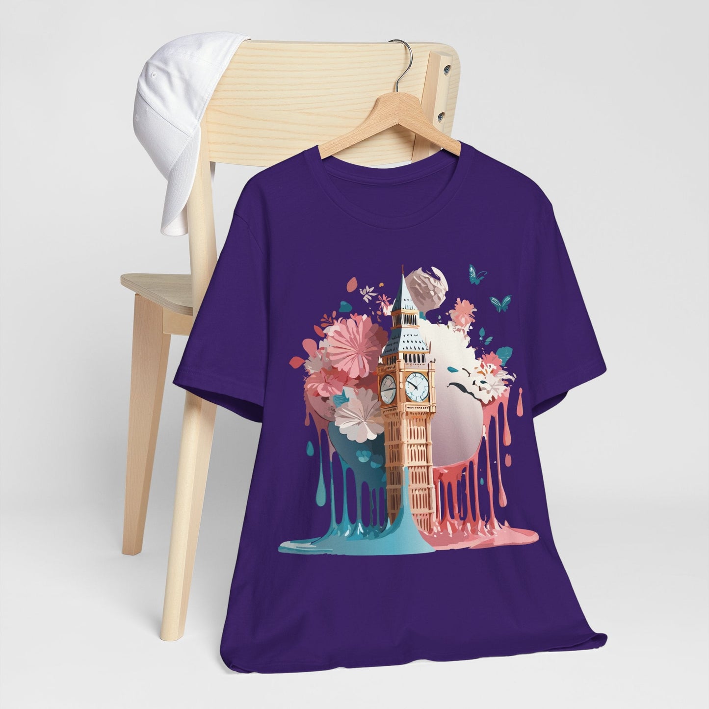 Adelpha London Graphic T Shirt Unisex Short Sleeve Tee For Everyday Style And Travel