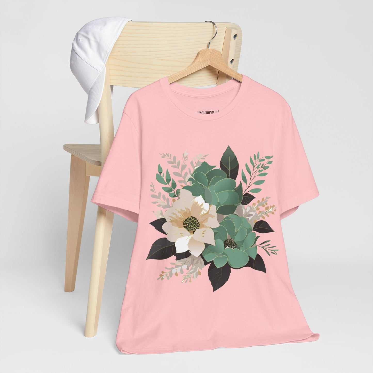 Flowers Shirt Floral Shirt Unisex Jersey Short Sleeve Tee From Flowers Collection Retro2Nova