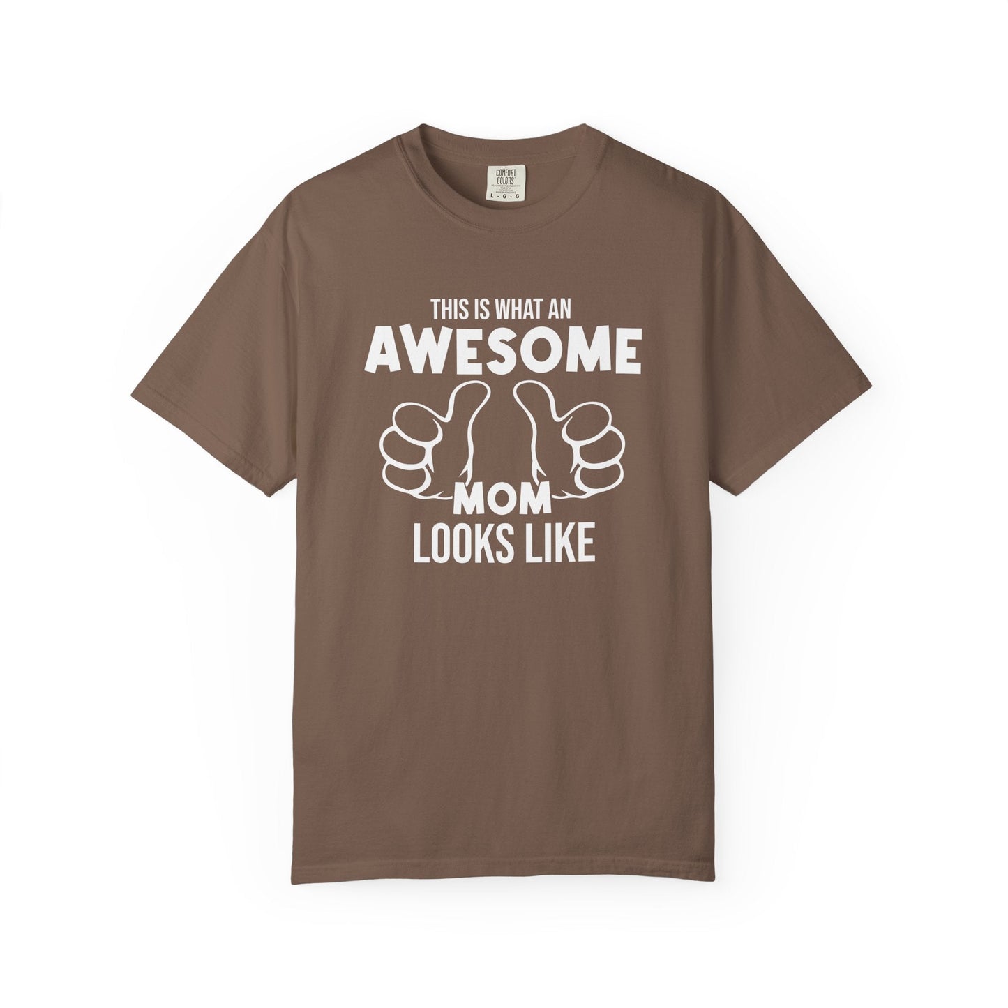Mom T-shirt Mother's Day Mama Tee Unisex Comfort Colors Garment-Dyed Cotton h25