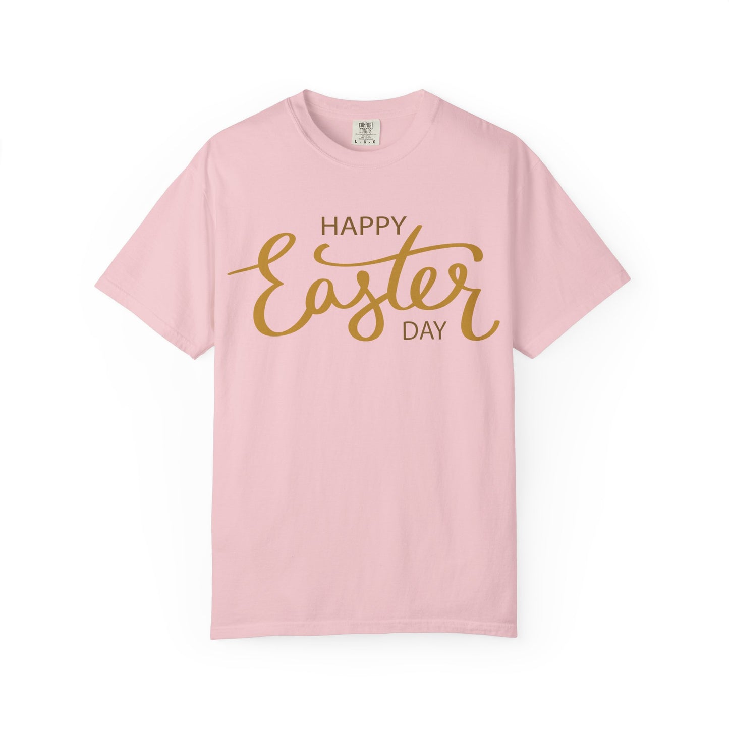 Happy Easter Day T-Shirt, Tee Shirt with Easter Signature, T Shirt with Easter Prints, Tee Shirt with Easter Design