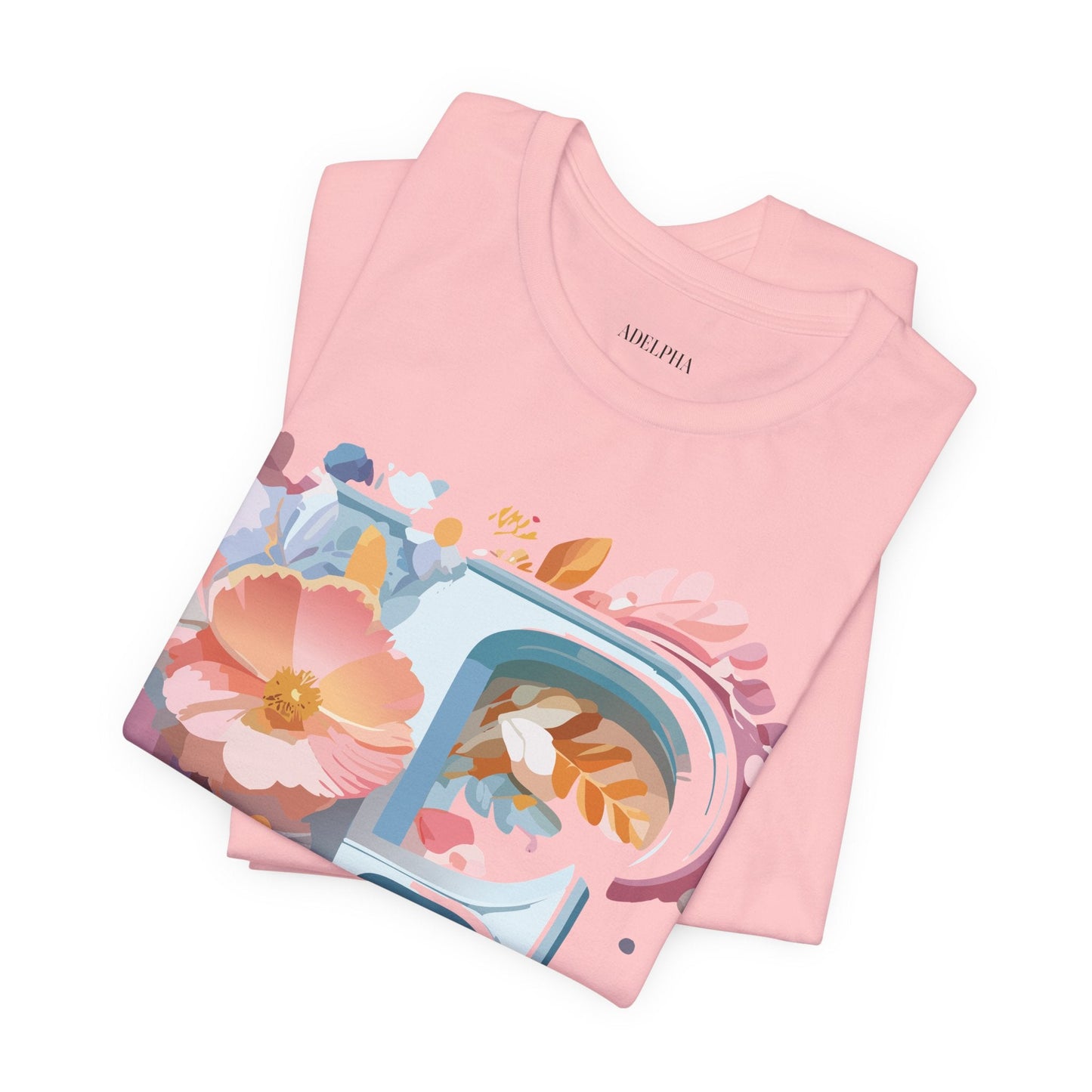 Letter F Shirt Unisex Graphic Tee Jersey Short Sleeve by Adelpha Vintage Inspired Art Design
