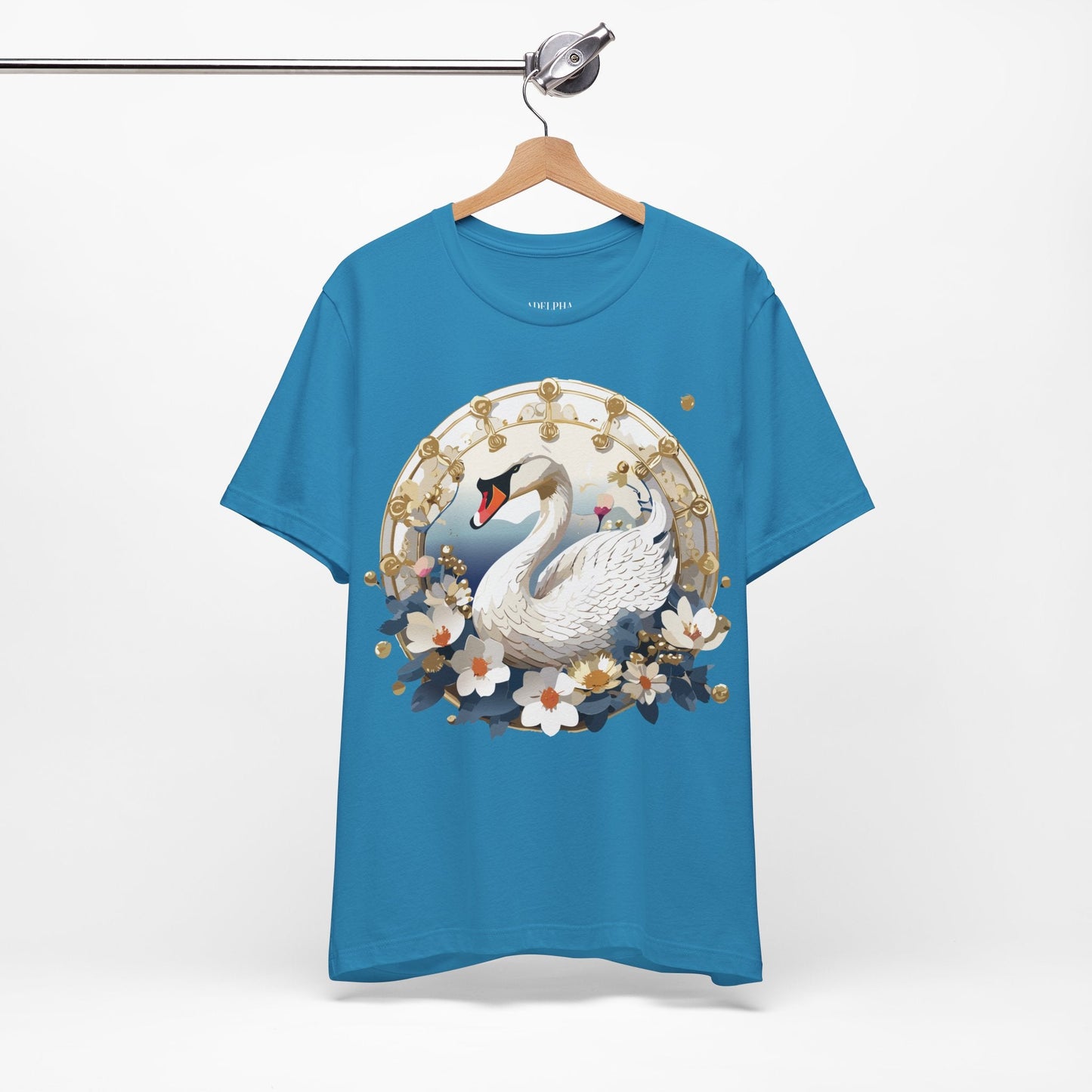 Medallion Graphic Unisex 100 Cotton Vintage Animal Medal Artwork Tee 44