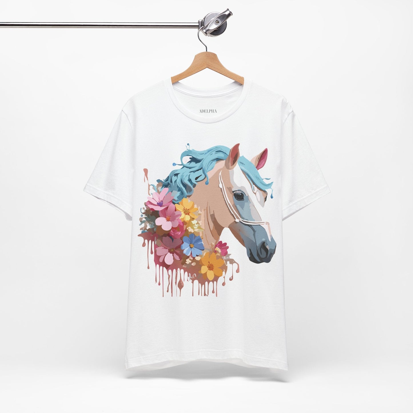 Horse Graphic Unisex 100 Cotton Vintage Animal Art T-Shirt 17