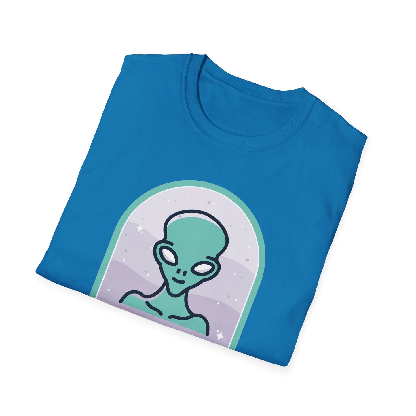 Alien Graphic TShirt  Take Me to Your Leader Retro Space Tee