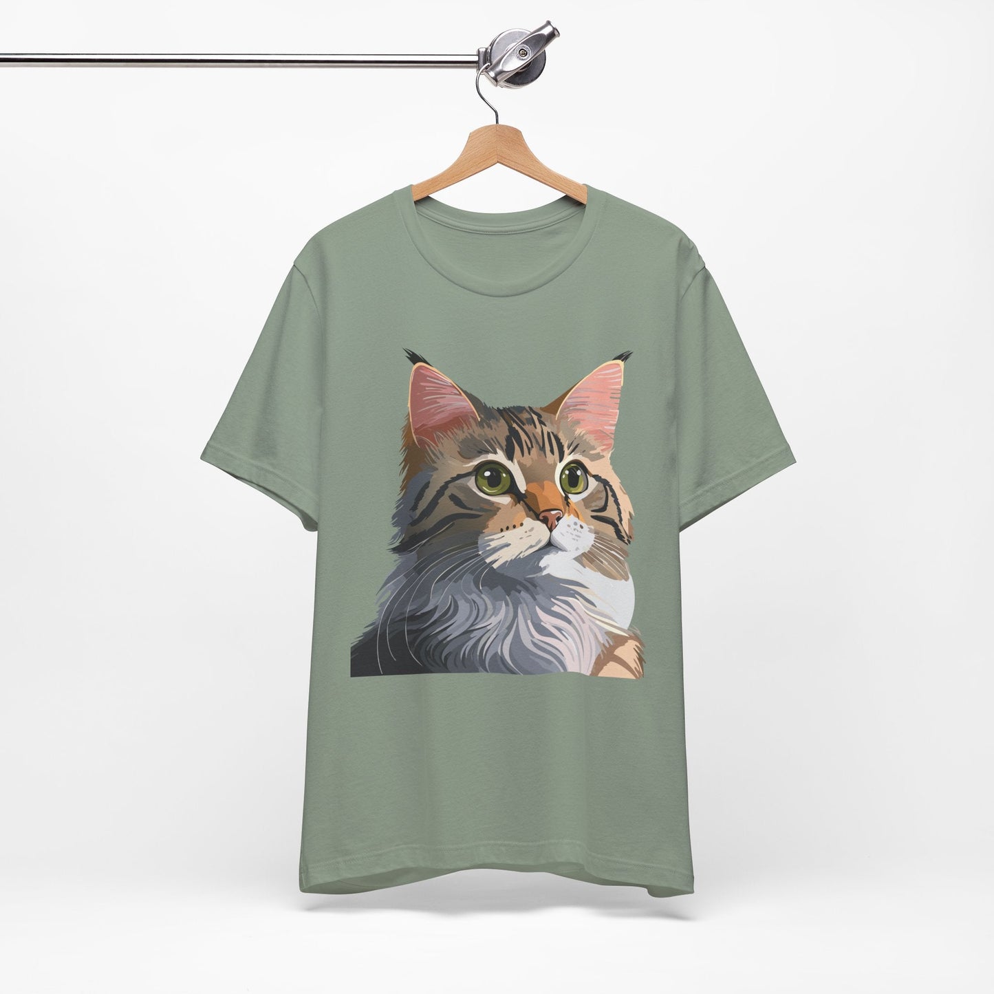 Unisex Animal Shirt Art Design Tee With Wild Animals Short Sleeve Comfort Wear Everyday