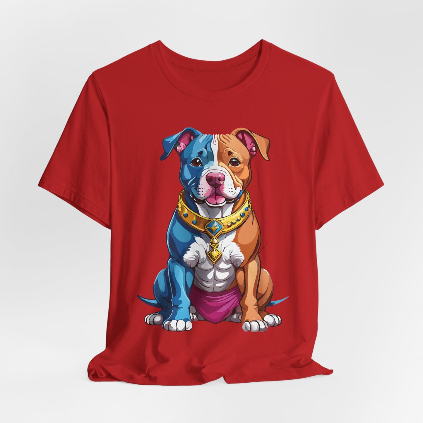 Unisex Animal Shirt Art Design Tee With Wild Animals Print Short Sleeve Jersey Tee