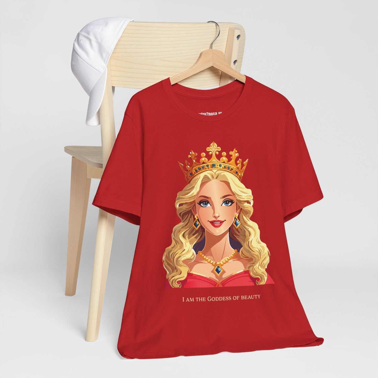 Goddess Shirt Unisex Graphic Cotton T Shirt Short Sleeve With Original Art By Retro2Nova