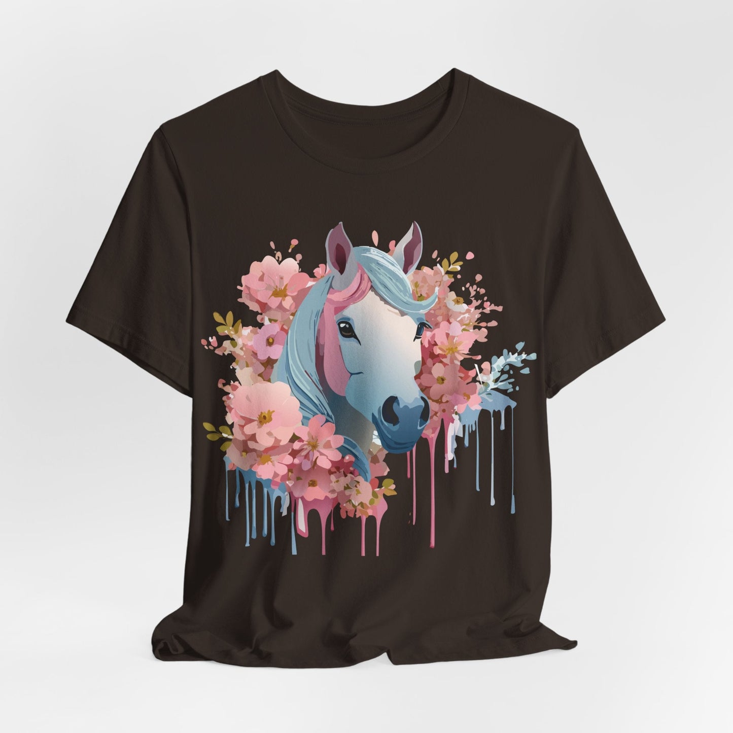 Horse Graphic Unisex 100 Cotton Vintage Animal Art T-Shirt 14