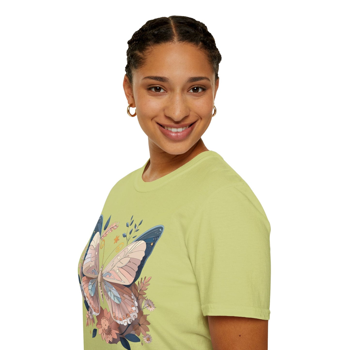 Monarch Butterfly Shirt Unisex Softstyle T Shirt 100 Percent Ring Spun Cotton Gildan 64000