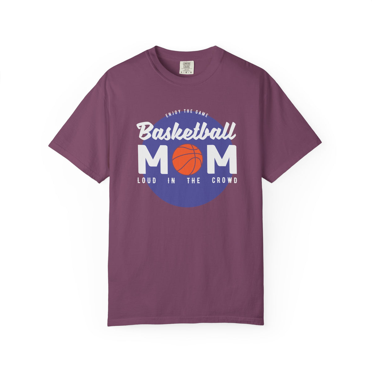 Basketball Mom T-shirt Mother's Day Mama Tee Unisex Comfort Colors Garment-Dyed Cotton h31