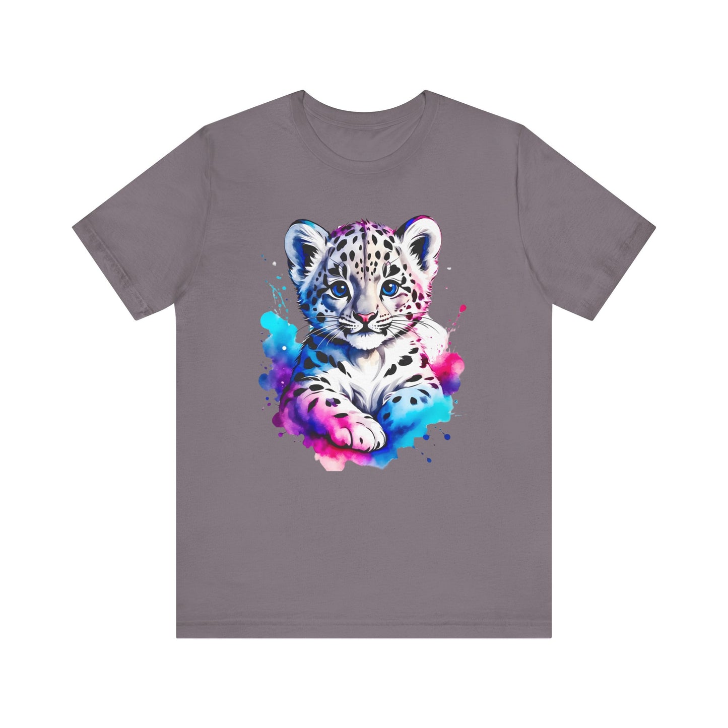 Baby Leopard Shirt, Cute Leopard Tee Shirt, Animal T-Shirt, Gepard Top, Animal Tees, Art Design T-Shirt, Graphic Tee