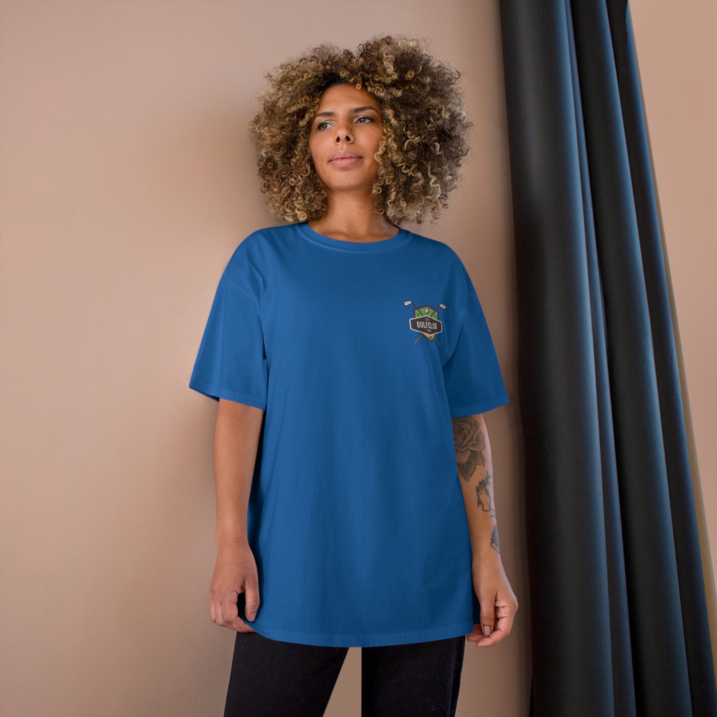 Champion Unisex-T-Shirt mit Sportlogo