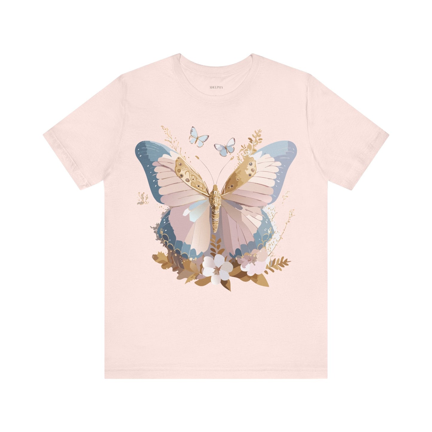 Adelpha Vintage Inspired Butterfly Graphic Tee Unisex Short Sleeve